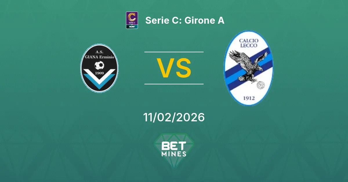 Giana Erminio vs Lecco Prediction: Match Preview and Analysis | Serie C: Girone A 11-02-2026