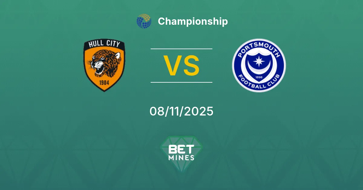 Hull City vs Portsmouth Pronostico: Anteprima e Analisi della Partita | Championship 08-11-2025