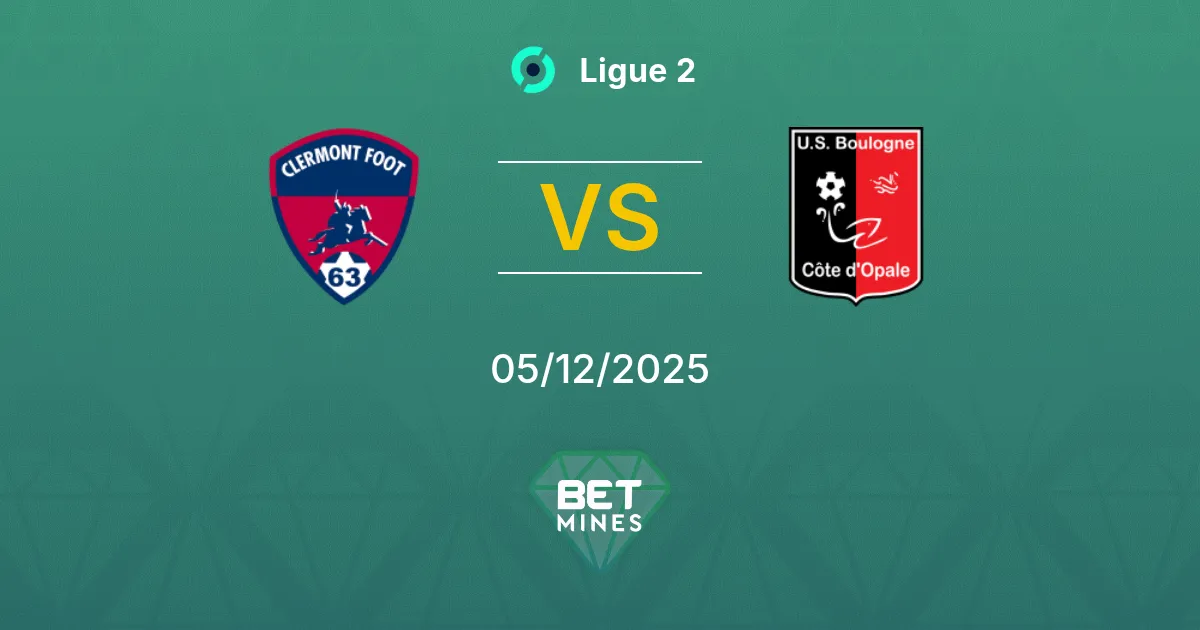 Clermont vs Boulogne Prediction: Match Preview and Analysis | Ligue 2 05-12-2025