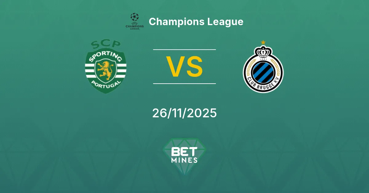 Sporting CP vs Club Brugge Prediction: Match Preview and Analysis | Champions League 26-11-2025