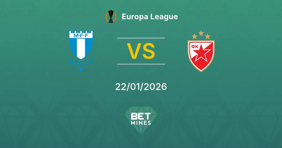 Malmö FF vs Crvena Zvezda Prediction: Match Preview and Analysis | Europa League 22-01-2026