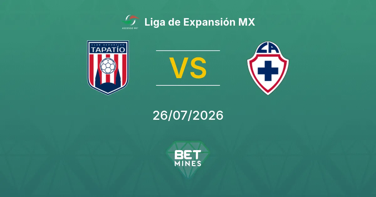 Tapatío vs Cruz Azul Hidalgo Prediction: Match Preview and Analysis | Liga de Expansión MX 26-07-2026