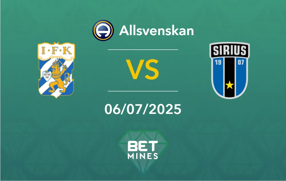 IFK Goteborg vs Sirius Prediction: Match Preview and Analysis | Allsvenskan - Matchday 14
