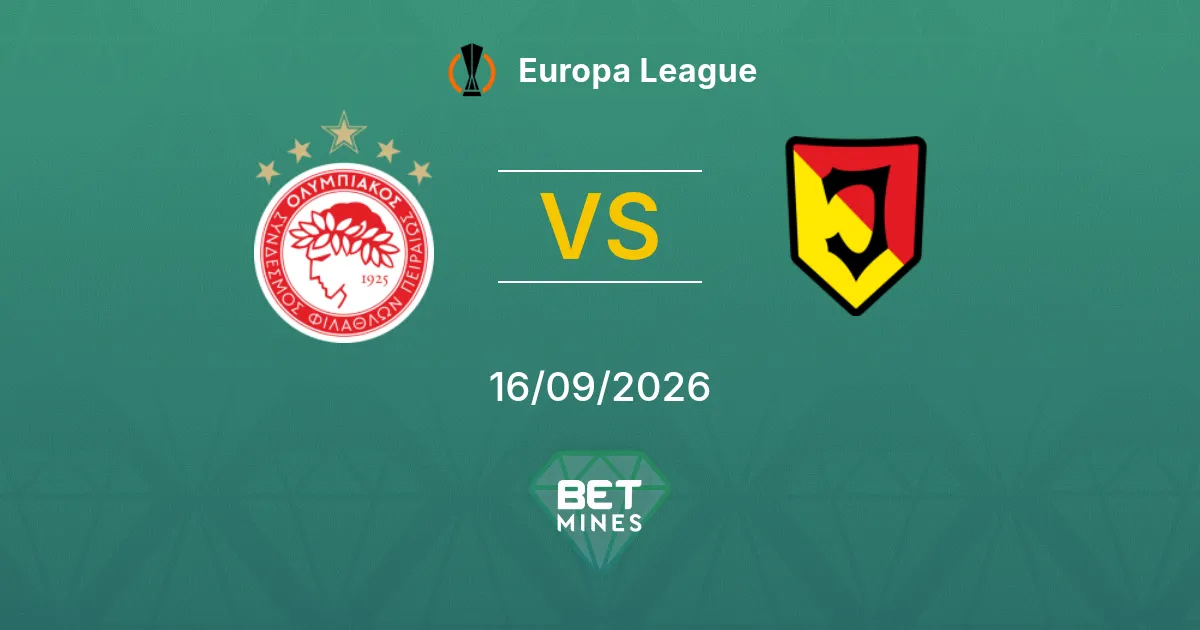 Pronóstico Olympiacos F.C. vs Jagiellonia Białystok: Previa y análisis del partido | Europa League 16-09-2026