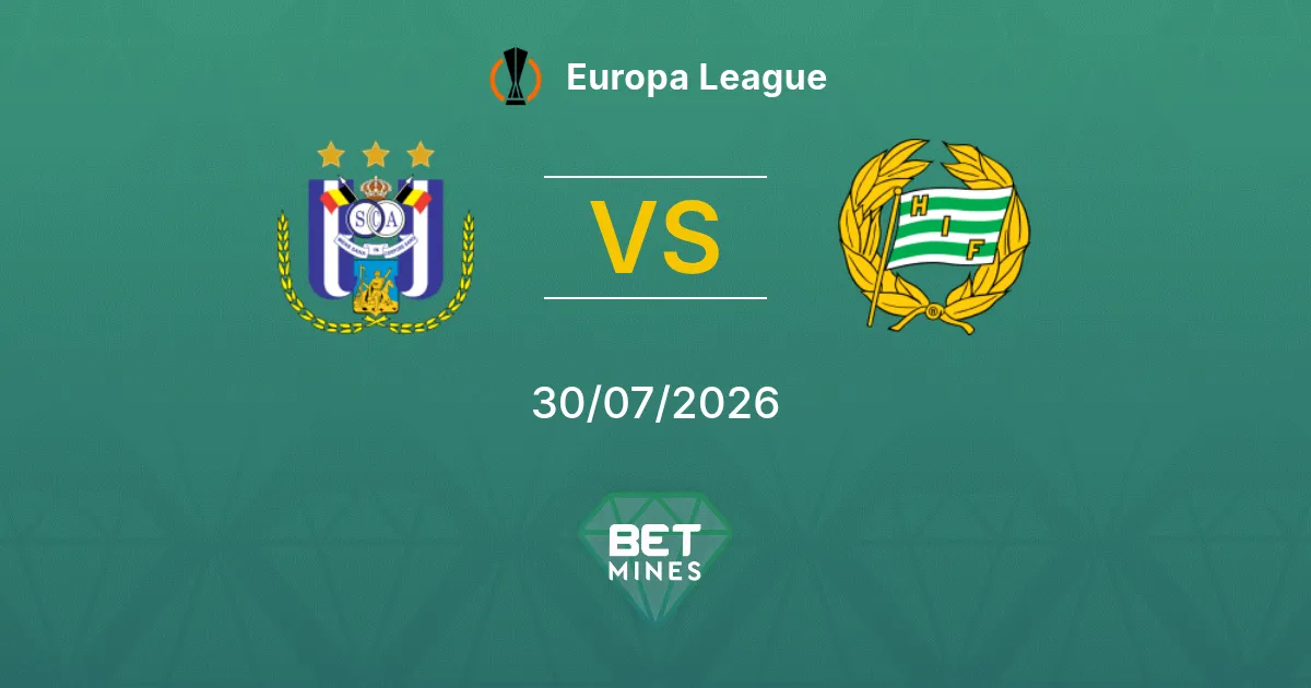 Pronostico Anderlecht vs Hammarby: Anteprima e analisi della partita | Europa League 30-07-2026