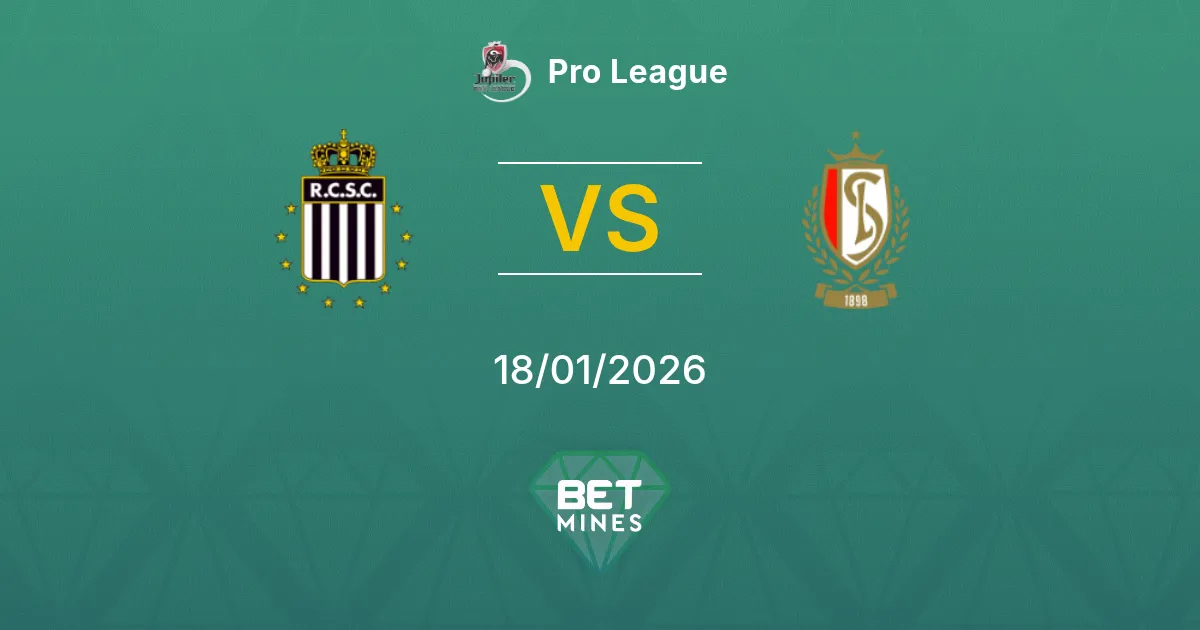 Sporting Charleroi vs Standard Liège Prediction: Match Preview and Analysis | Pro League 18-01-2026