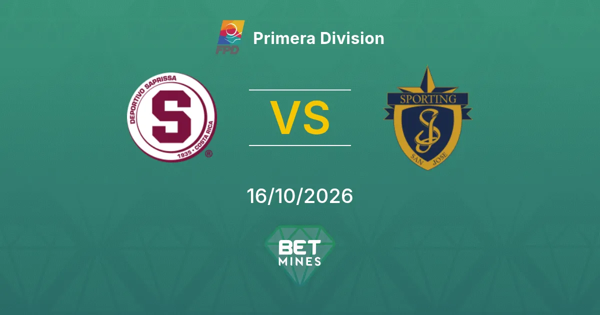 Deportivo Saprissa vs Sporting San José Pronostico: anteprima e analisi della partita | Primera División 16-10-2026