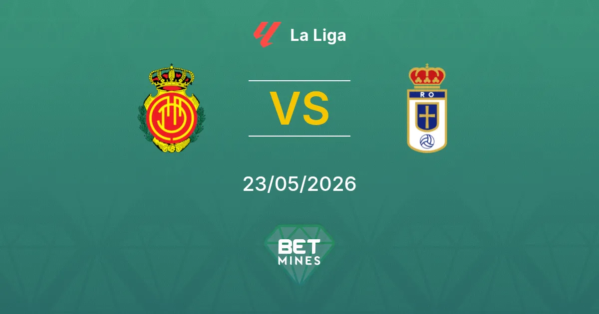Mallorca x Real Oviedo Palpite: Prévia e Análise da Partida | La Liga 23-05-2026