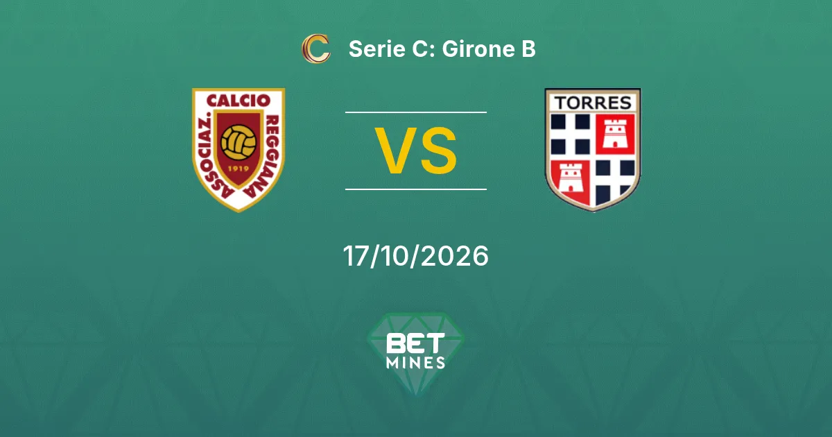 Reggiana x Sassari Torres Palpite: prévia e análise da partida | Serie C: Girone B 17-10-2026