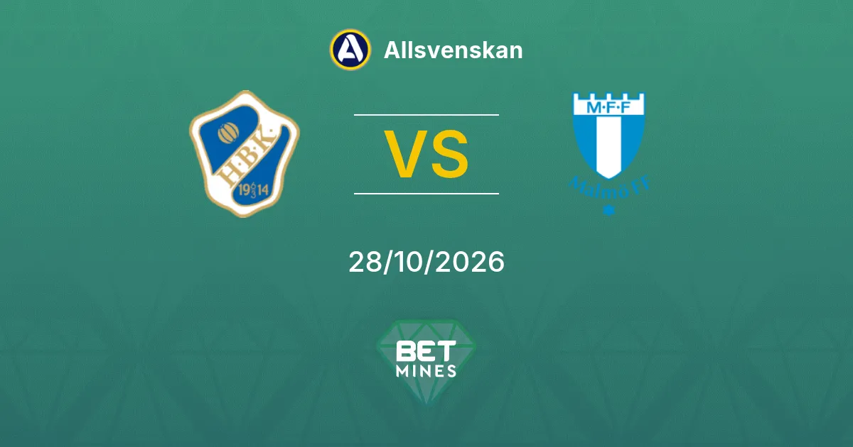 Halmstad x Malmö FF Palpite: prévia e análise da partida | Allsvenskan 28-10-2026