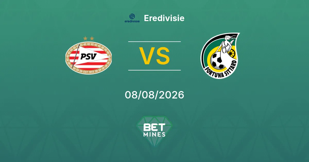 Palpite PSV x Fortuna Sittard: Prévia e Análise da Partida | Eredivisie 08-08-2026