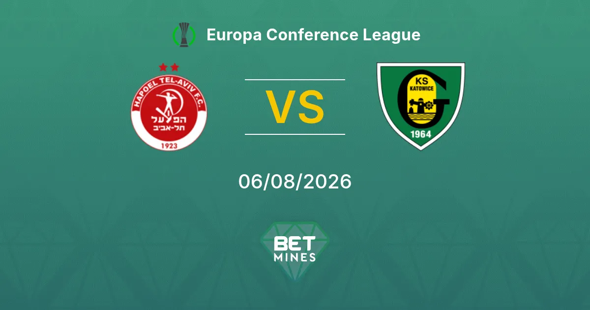 Pronostico Hapoel Tel Aviv vs Katowice: Anteprima e Analisi della Partita | Europa Conference League 06-08-2026