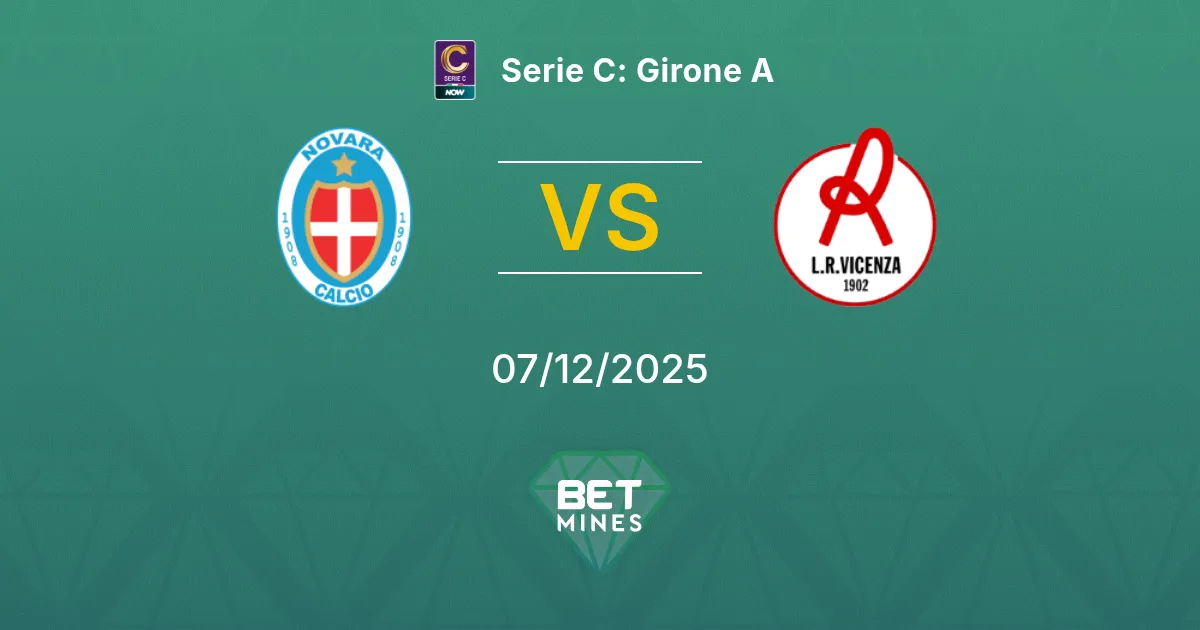 Novara vs Vicenza Prediction: Match Preview and Analysis | Serie C: Girone A 07-12-2025