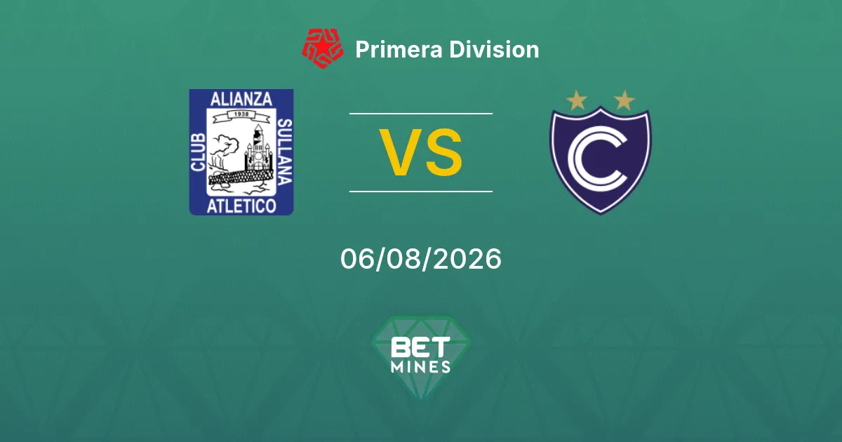 Palpite Alianza Atlético x Cienciano: Prévia e Análise da Partida | Primera Division 06-08-2026