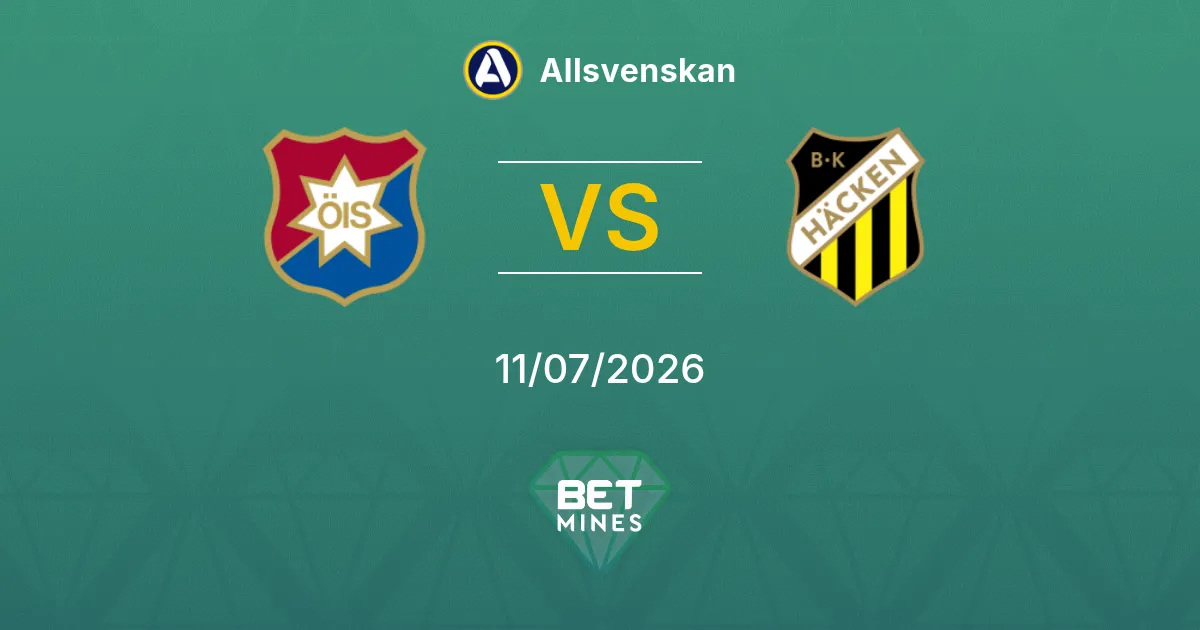 Örgryte vs Häcken Pronostic : Aperçu et Analyse du Match | Allsvenskan 11-07-2026