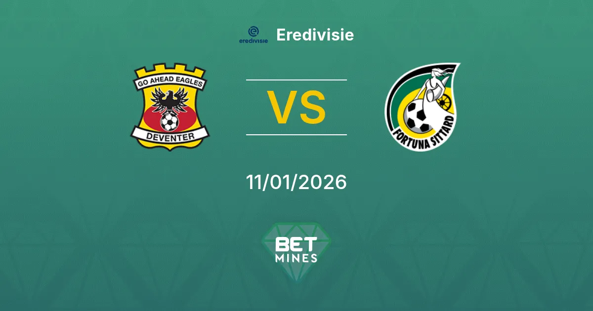 Go Ahead Eagles vs Fortuna Sittard Pronostico: Analisi e Anteprima della Partita | Eredivisie 11-01-2026