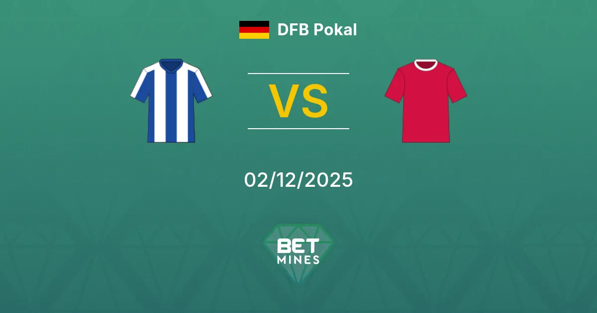 Hertha BSC vs Kaiserslautern Prediction: Match Preview and Analysis | DFB Pokal 02-12-2025