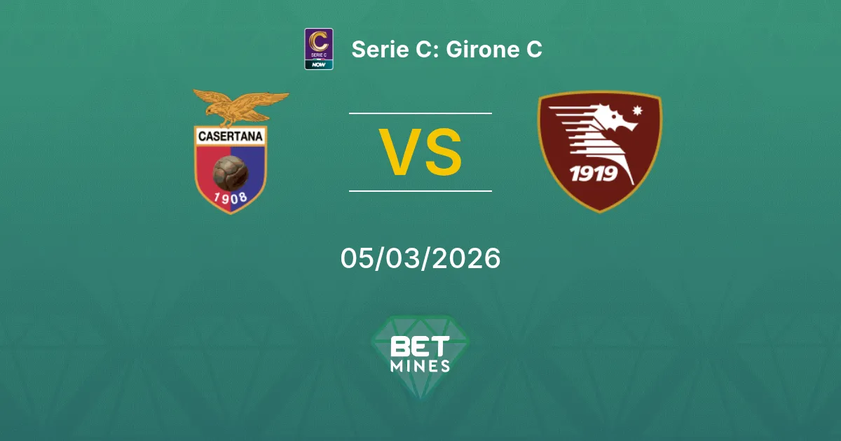Casertana vs Salernitana Prediction: Match Preview and Analysis | Serie C: Girone C 05-03-2026