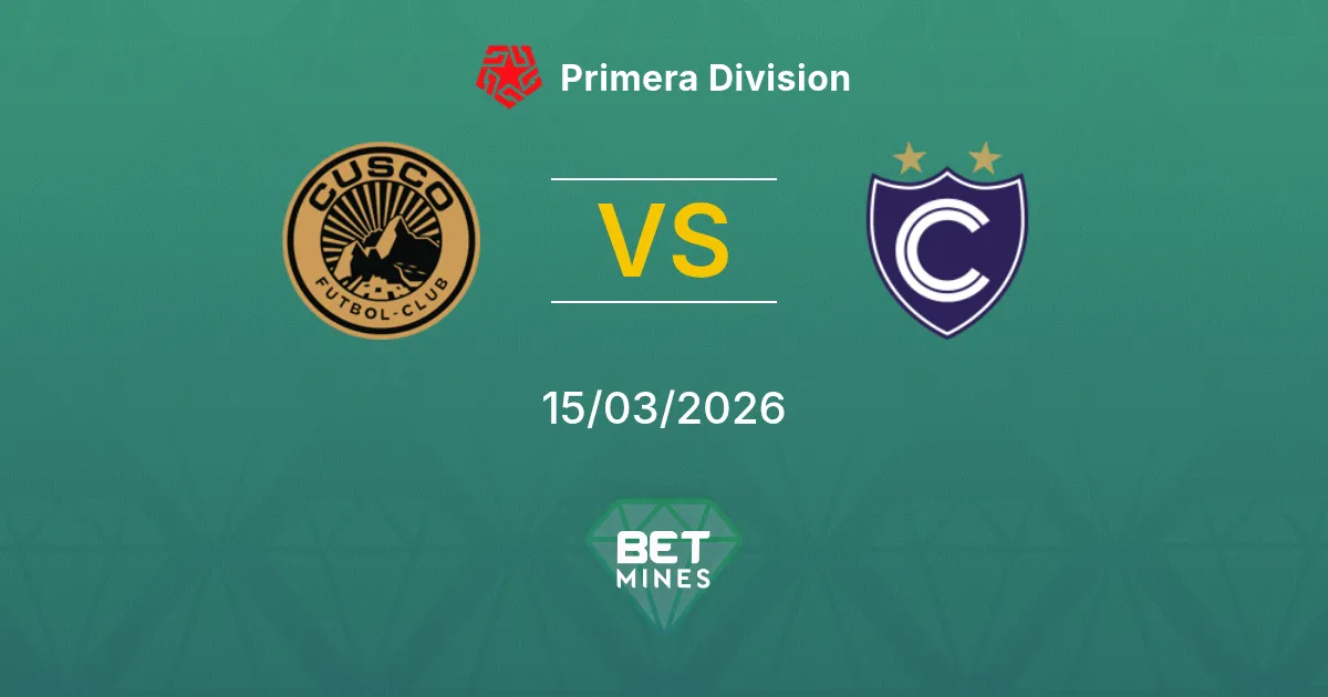 Cusco FC vs Cienciano Prediction: Match Preview and Analysis | Primera Division 15-03-2026