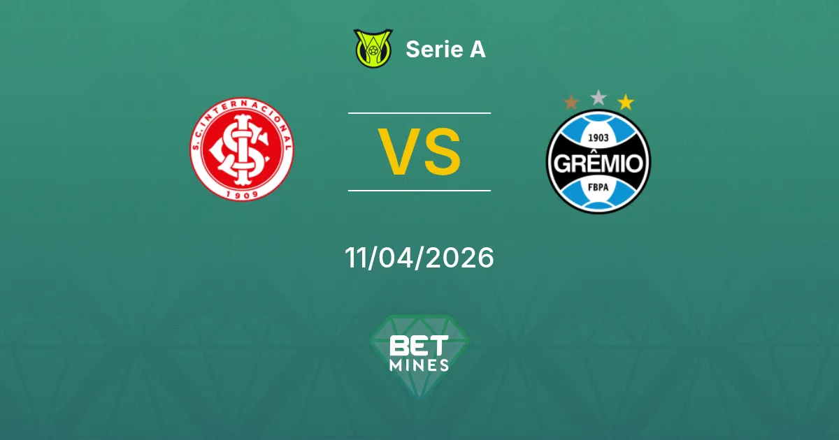 Internacional vs Grêmio Pronóstico: Previa y Análisis del Partido | Serie A 11-04-2026