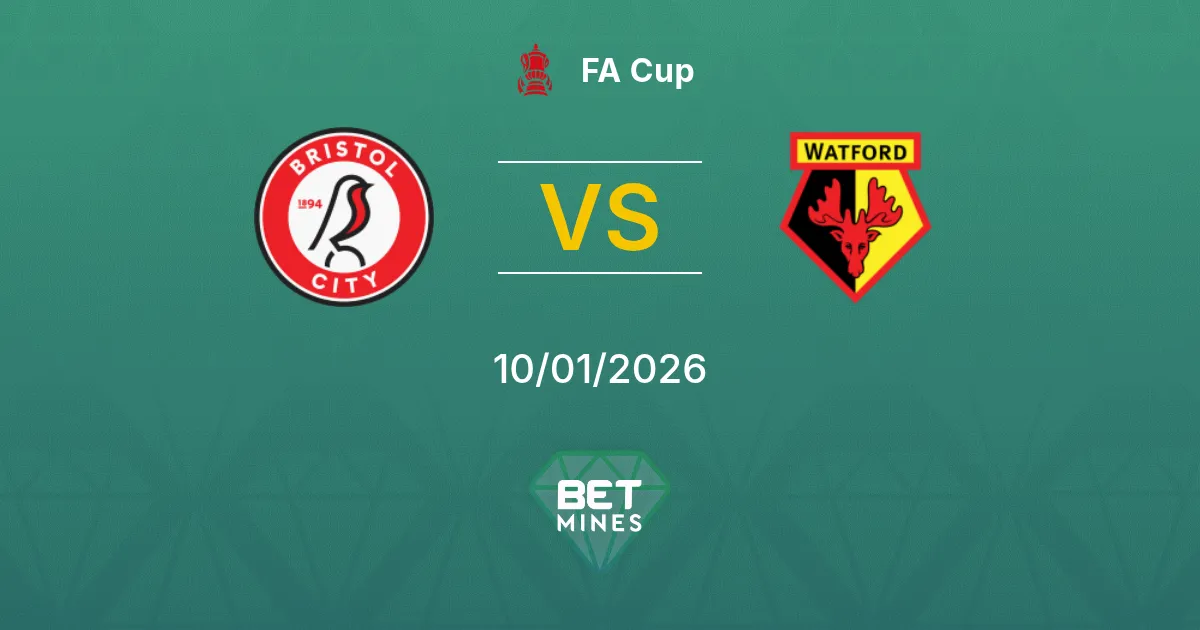 Bristol City vs Watford Pronostico: Anteprima e Analisi della Partita | FA Cup 10-01-2026