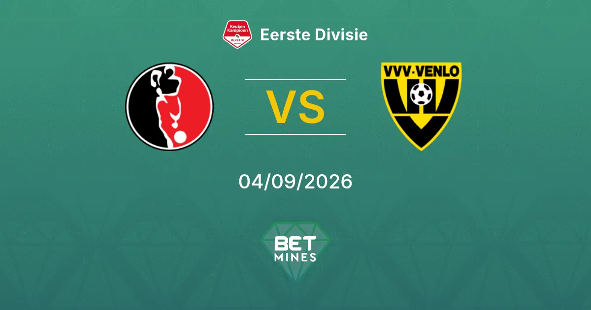 Pronostico Helmond Sport vs VVV-Venlo: Anteprima e Analisi della Partita | Eerste Divisie 04-09-2026