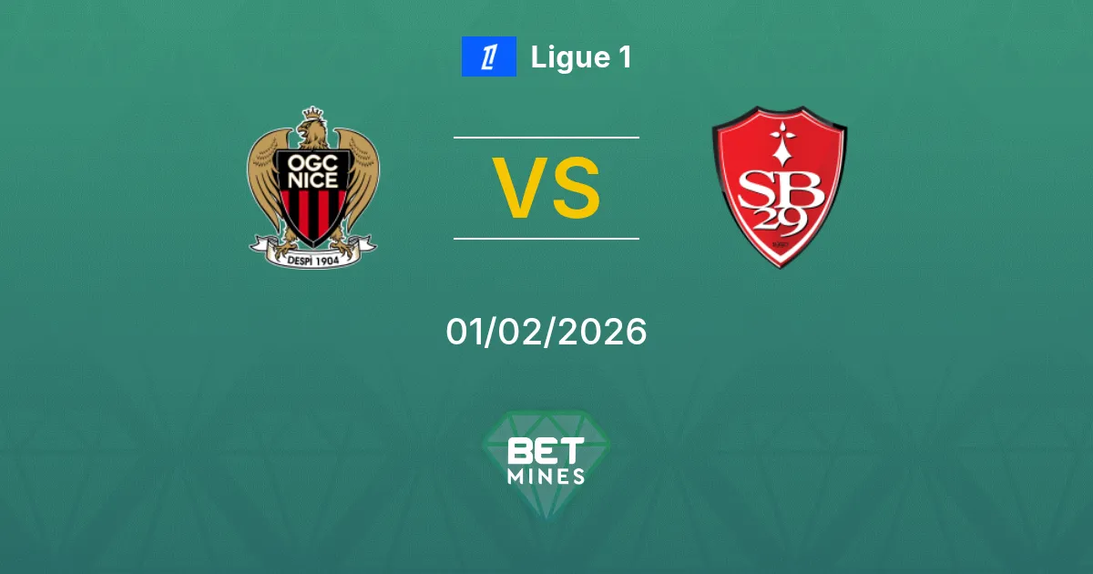 Nice vs Brest Prediction: Match Preview and Analysis | Ligue 1 01-02-2026