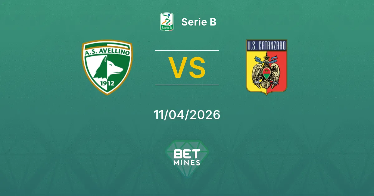Avellino vs Catanzaro Pronóstico: Previa y Análisis del Partido | Serie B 11-04-2026