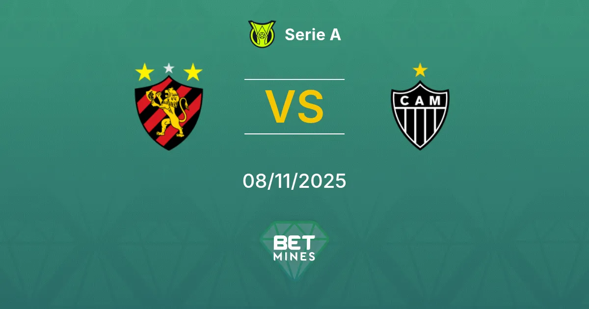 Sport Recife vs Atlético Mineiro Prediction: Match Preview and Analysis | Serie A 08-11-2025