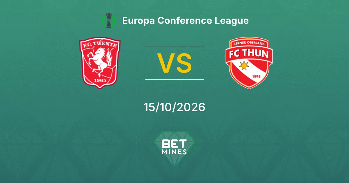FC Twente x Thun Palpite: prévia e análise da partida | Europa Conference League 15-10-2026