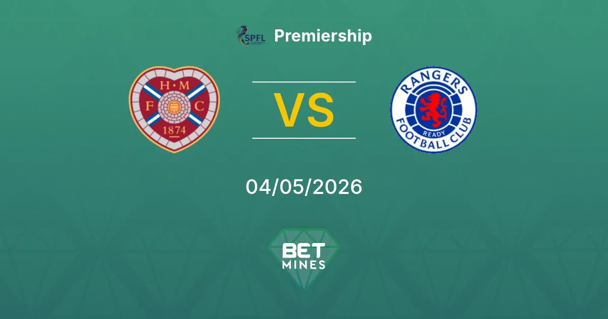 Hearts vs Rangers Pronostico: Anteprima e Analisi della Partita | Premiership 04-05-2026