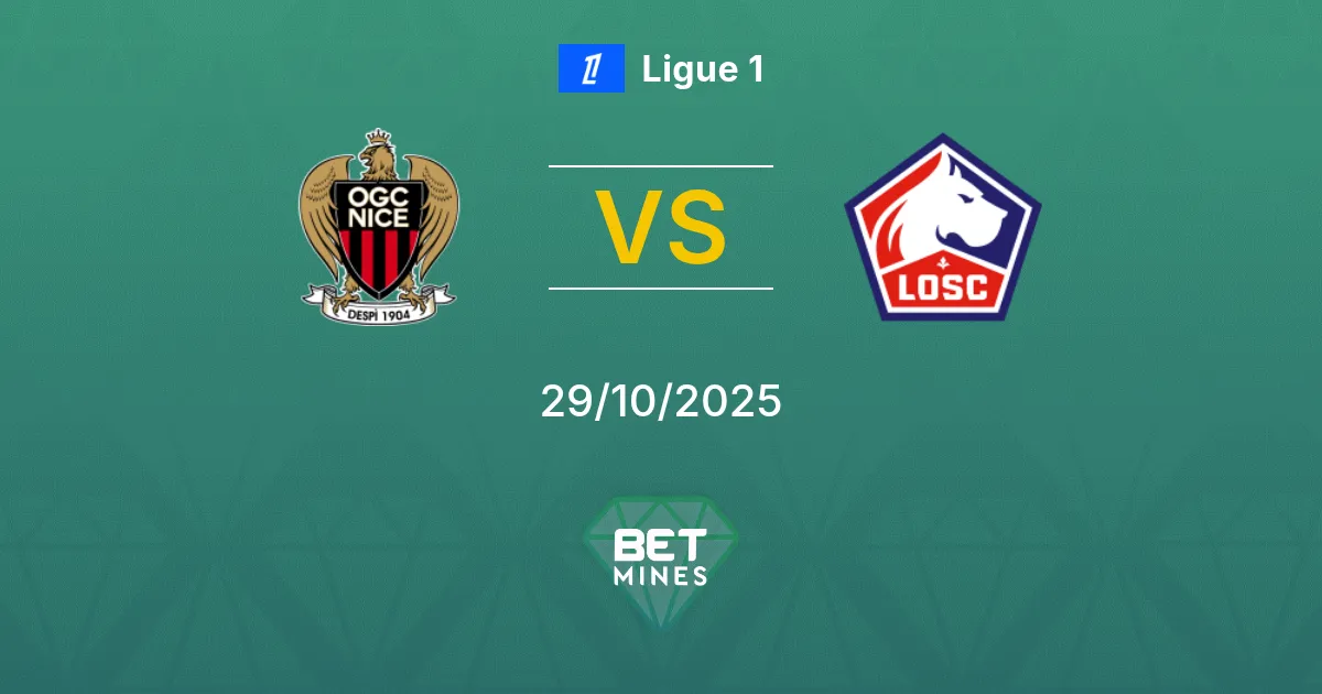 Nice vs LOSC Lille Prediction: Match Preview and Analysis | Ligue 1 29-10-2025