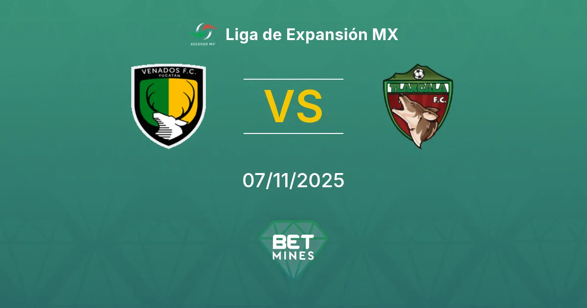 Venados vs Tlaxcala Prediction: Match Preview and Analysis | Liga de Expansión MX 07-11-2025