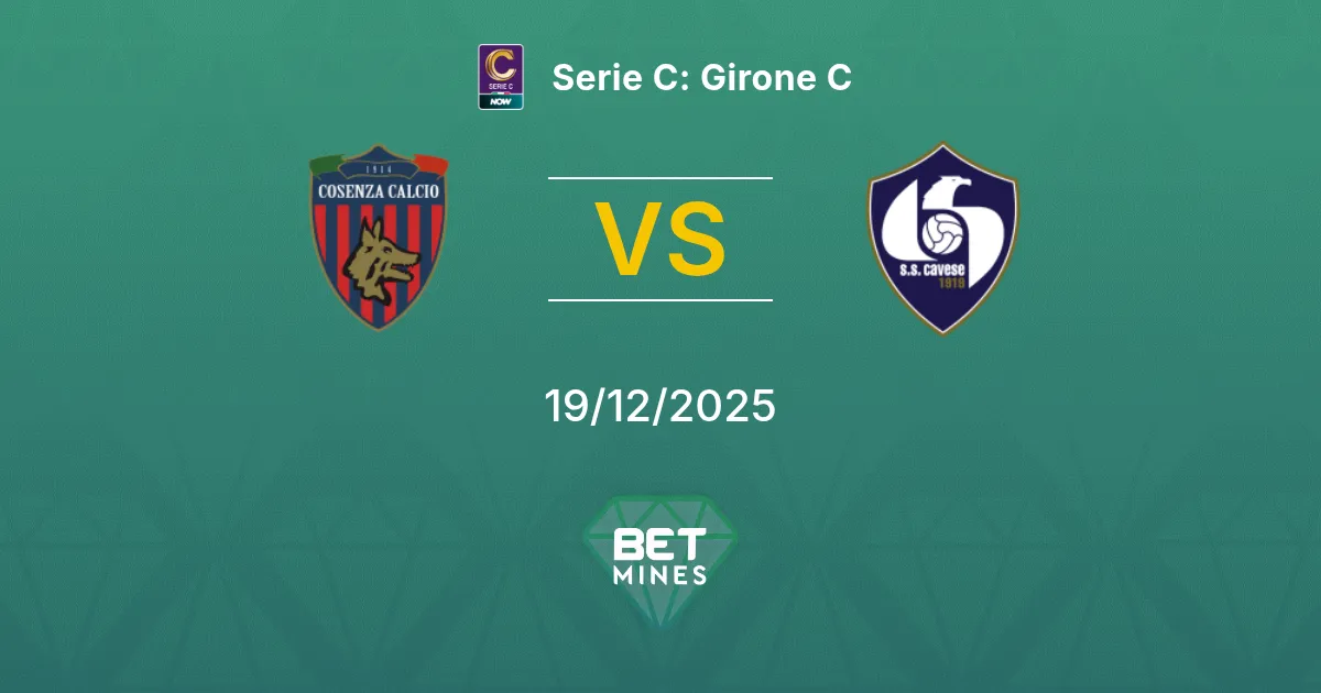 Cosenza vs Cavese Pronostico: Analisi e Anteprima della Partita | Serie C: Girone C 19-12-2025