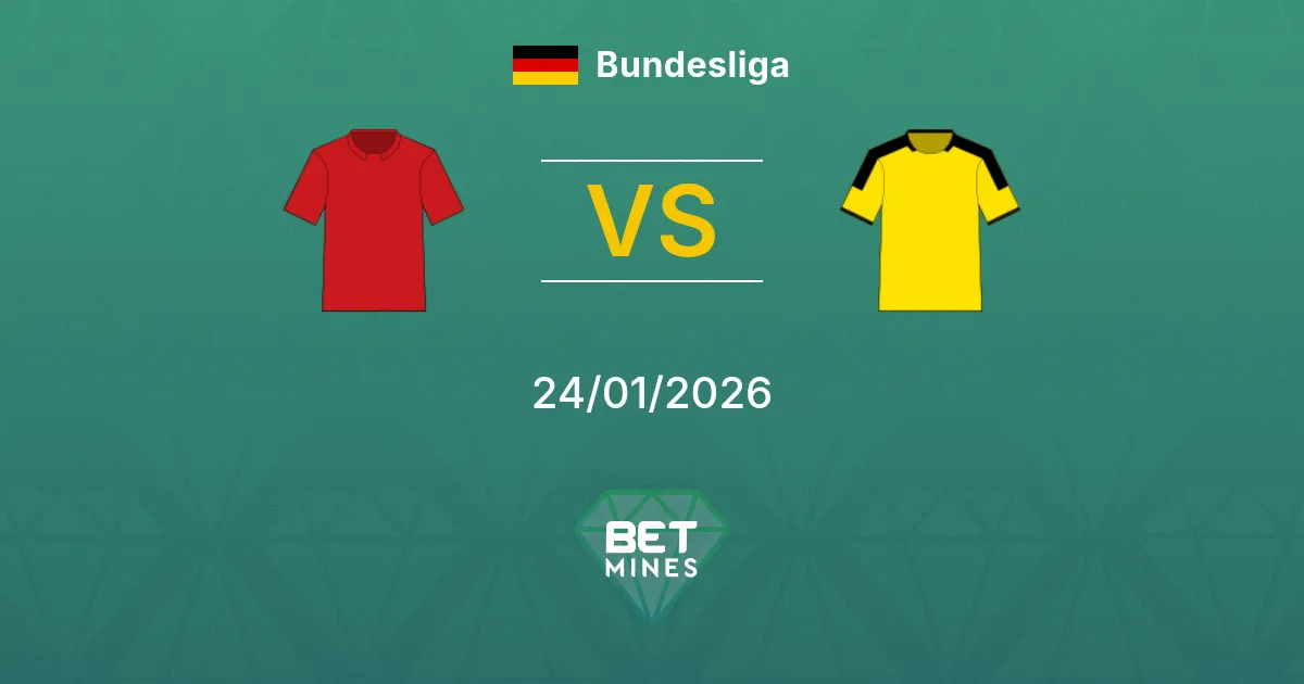 FC Union Berlin vs Borussia Dortmund Prediction: Match Preview and Analysis | Bundesliga 24-01-2026