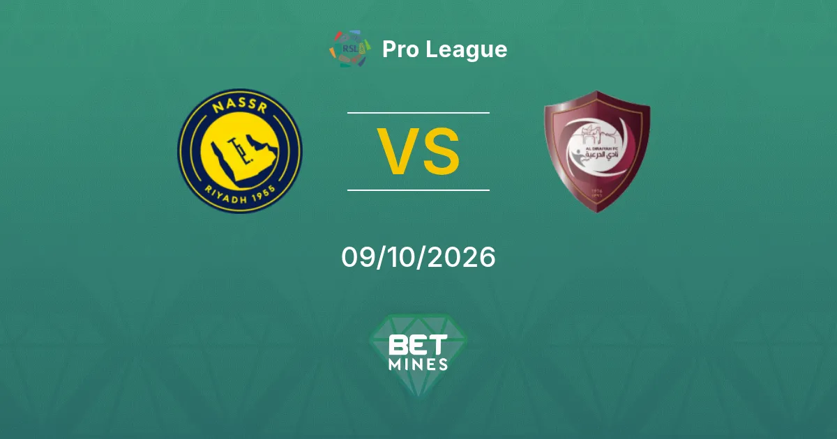Al Nassr vs Al Diraiyah FC Prediction: Match Preview and Analysis | Pro League 09-10-2026