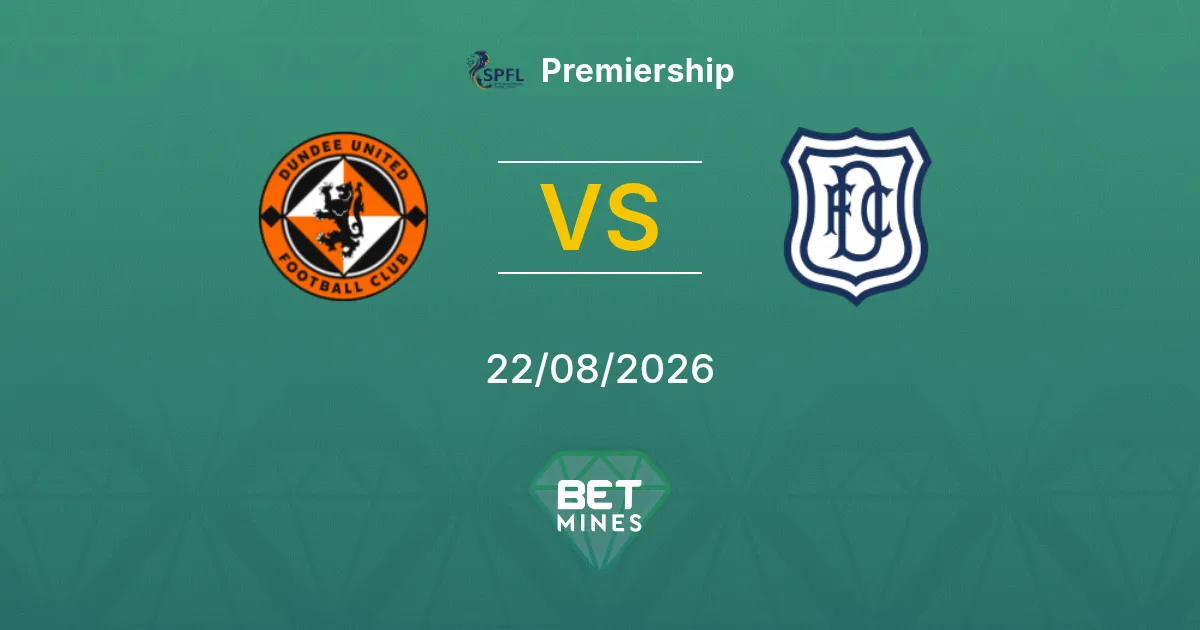 Dundee United vs Dundee Prediction: Match Preview and Analysis | Premiership 22-08-2026