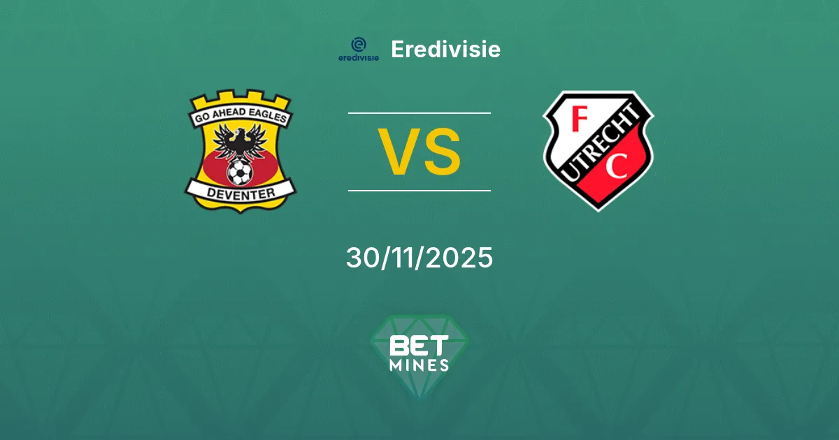 Go Ahead Eagles vs FC Utrecht Prediction: Match Preview and Analysis | Eredivisie 30-11-2025