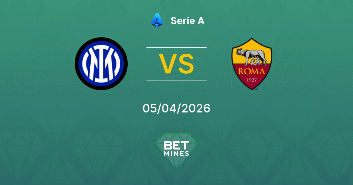 Inter vs Roma Pronóstico: Previa y Análisis del Partido | Serie A 05-04-2026