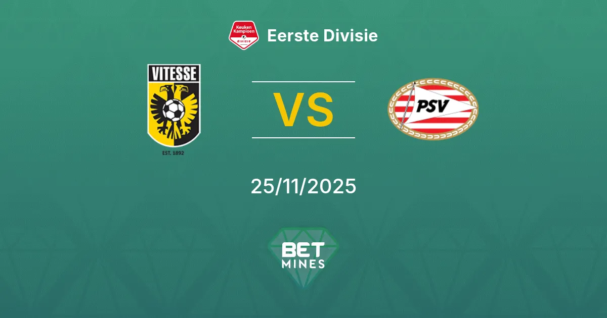 Vitesse vs Jong PSV Prediction: Match Preview and Analysis | Eerste Divisie 25-11-2025
