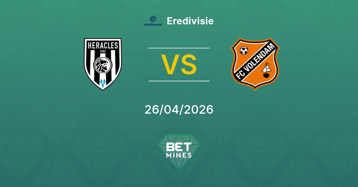 Heracles Almelo vs FC Volendam Pronostico: Anteprima e Analisi della Partita | Eredivisie 26-04-2026