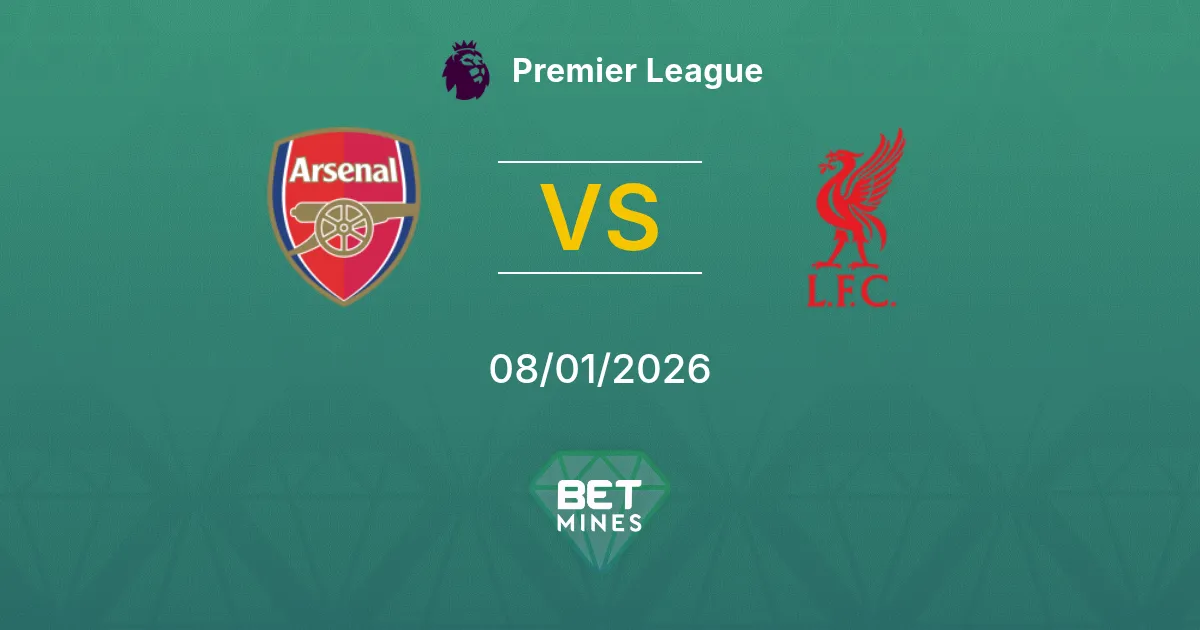 Arsenal vs Liverpool Pronostico: Anteprima e Analisi della Partita | Premier League 08-01-2026