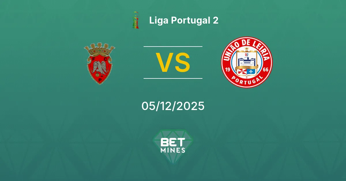 Penafiel vs União de Leiria Prediction: Match Preview and Analysis | Liga Portugal 2 05-12-2025