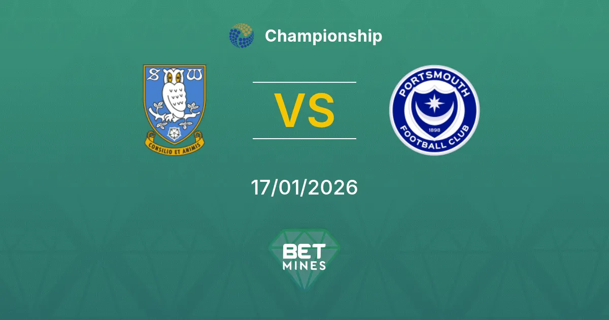 Sheffield Wednesday vs Portsmouth Pronostico: Anteprima e Analisi della Partita | Championship 17-01-2026
