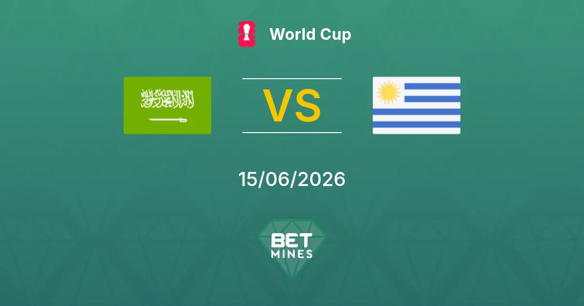 Arabia Saudita vs Uruguay Pronostico: Anteprima e Analisi della Partita | Coppa del Mondo 15-06-2026