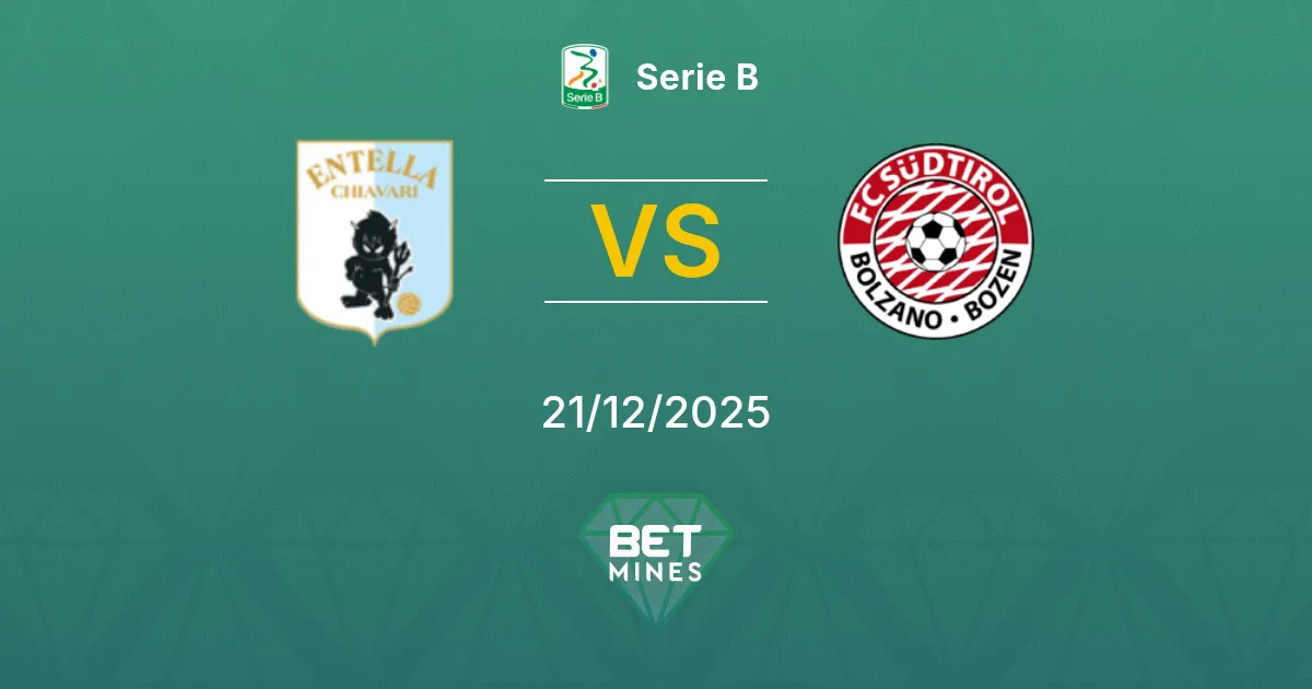 Virtus Entella vs Südtirol Pronostico: Anteprima e Analisi della Partita | Serie B 21-12-2025