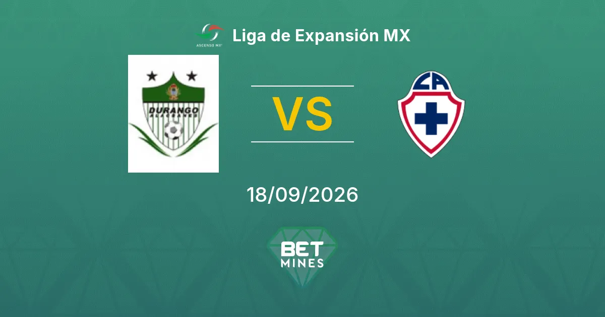 Palpite Durango x Cruz Azul Hidalgo: Prévia e Análise da Partida | Liga de Expansión MX 18-09-2026