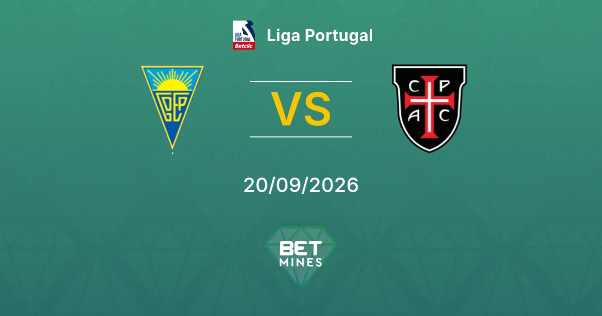Pronostic Estoril vs Casa Pia : Aperçu et Analyse du Match | Liga Portugal 20-09-2026