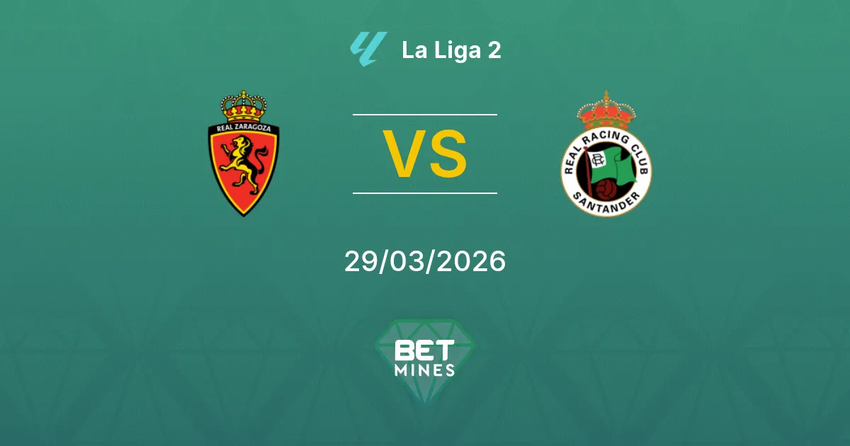 Real Zaragoza vs Racing Santander Pronostico: Anteprima e Analisi della Partita | La Liga 2 29-03-2026