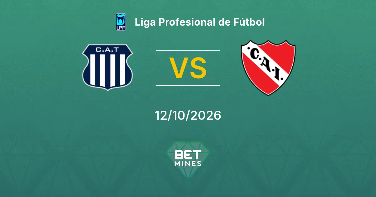 Talleres Córdoba vs Independiente Prediction: Match Preview and Analysis | Liga Profesional de Fútbol 12-10-2026
